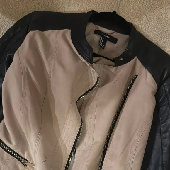 Black and Tan Women's Jacket - Picture 2 of 5